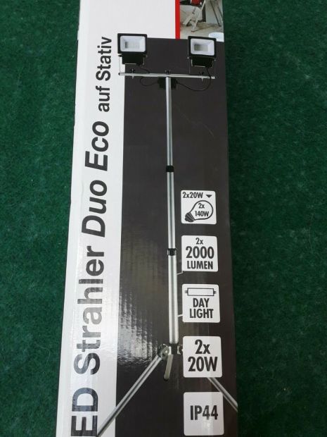 REV Ritos LED Strahler Duo Eco auf Stativ Scheinwerfer Flutlicht Leuchtmittel