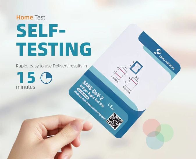 LEPU Medical Laien-Antigen-Schnelltest Omicron Corona Selbsttest [5 Stück]