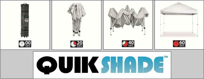 QUICKSHAD 3x3m Pavillon Klapp Pavillon Gartenzelt Faltbar Wasserdicht QUICKSHAD 3x3m Pavillon Klapp Pavillon Gartenzelt Faltbar Wasserdicht