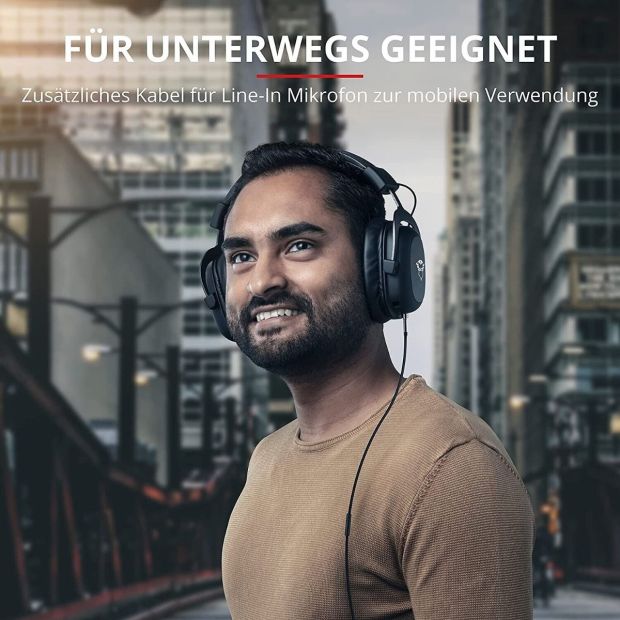 Trust Gaming Headset GXT 414 mit Mikrofon -Kopfhörer mit Einstellbarer Kopfbügel