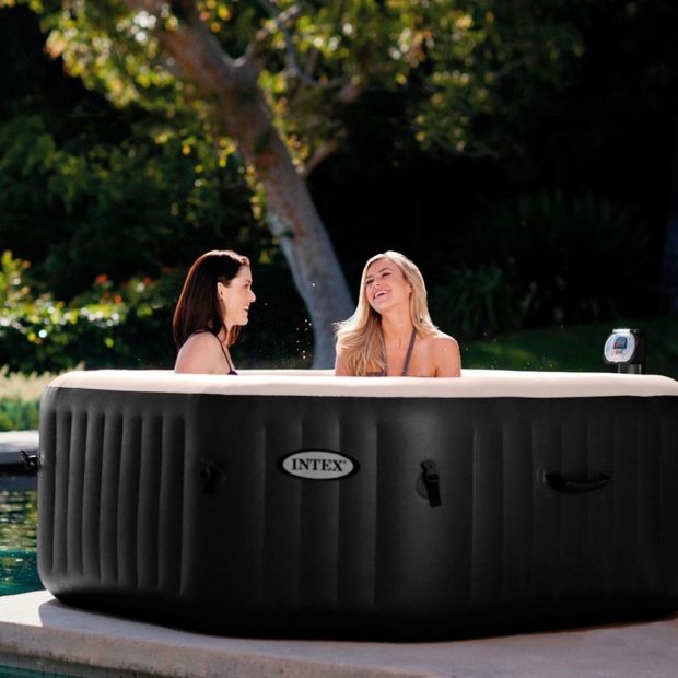 Intex Whirlpool aufblasbar Deluxe Octagon In-Outdoor Pool 79 Zoll Intex Whirlpool aufblasbar Deluxe Octagon In-Outdoor Pool 79 Zoll