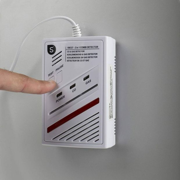 Smartwares 4-in-1 CO Melder Gasmelder Kohlenmonoxid Gaswarner [B-WARE]