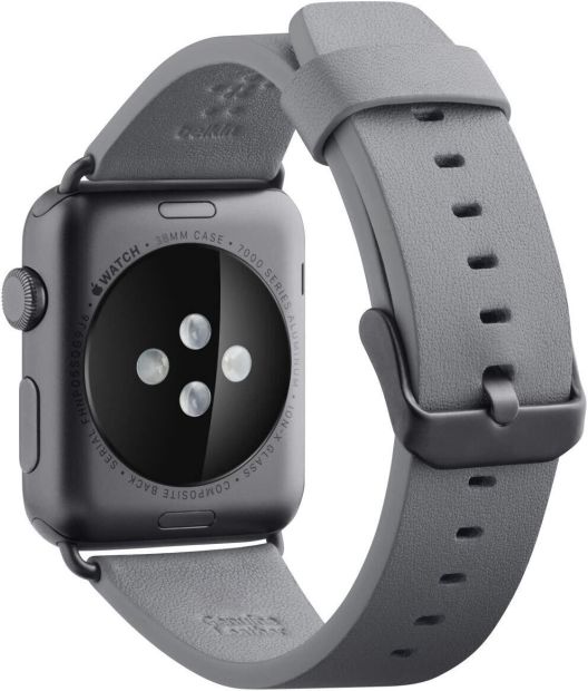 Belkin klassisches Lederarmband für die Apple Watch Series