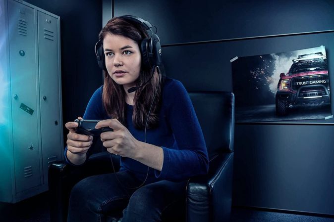 Trust Gaming Headset GXT 414 mit Mikrofon -Kopfhörer mit Einstellbarer Kopfbügel