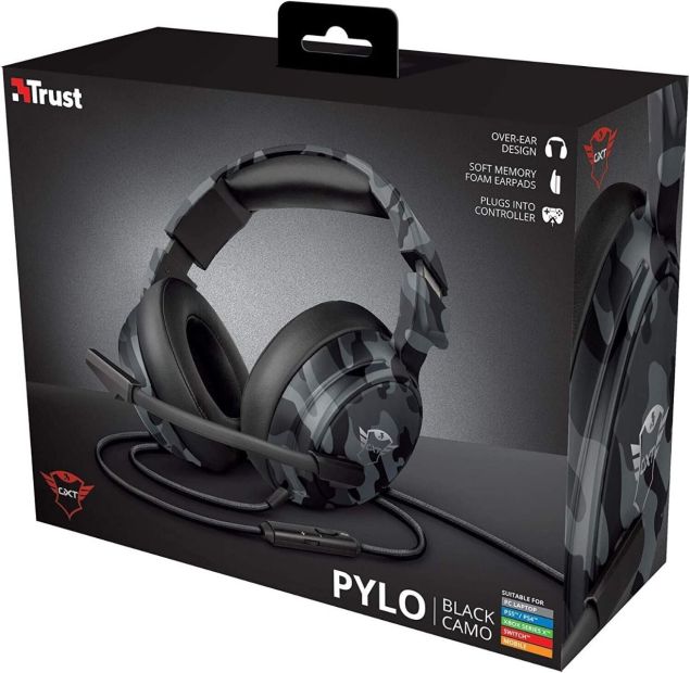 Trust Gaming Headset GXT 433K mit Mikrofon- Pylo Kabelgebundene Kopfhörer