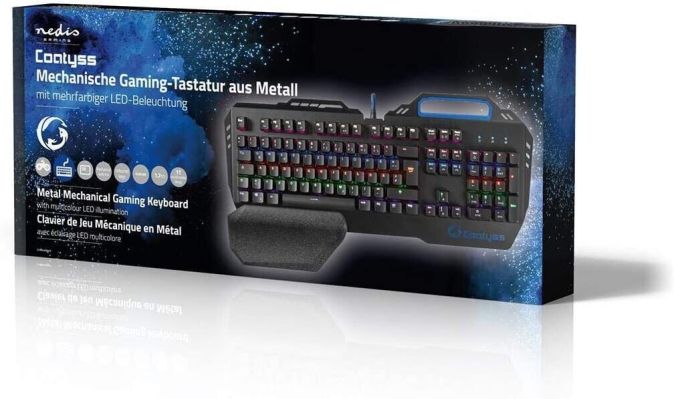 Nedis® Mechanische Gaming Tastatur LED RGB Keyboard DE Layout Nedis® Mechanische Gaming Tastatur LED RGB Keyboard DE Layout