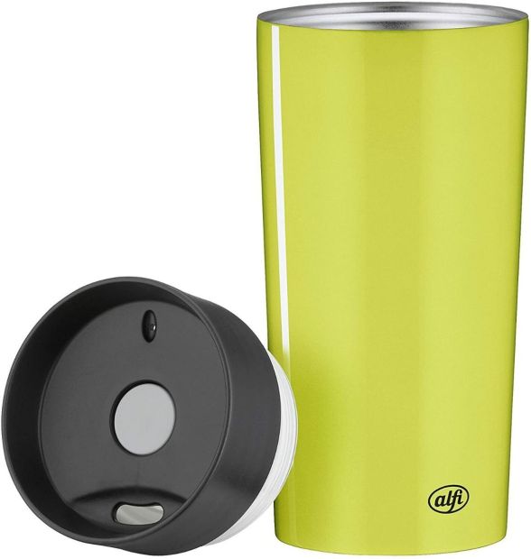  ALFI® Iso Mug+ Thermobecher Kaffee Isolierbecher Isolier Becher 350ml Edelstahl