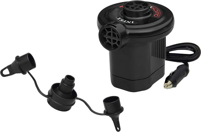 INTEX Classic Luftbett Luftmatratze Campingbett mit Elektrische Luftpumpe 
