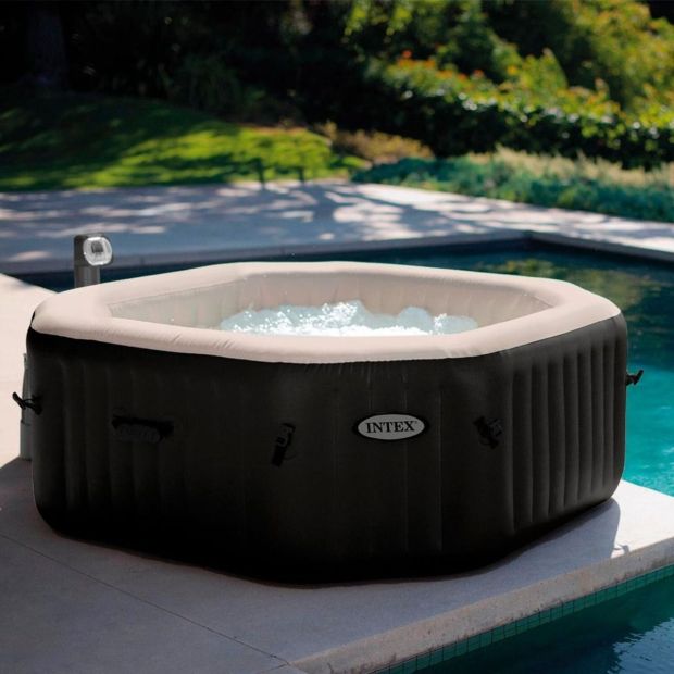 Intex Whirlpool aufblasbar Deluxe Octagon In-Outdoor Pool 79 Zoll Intex Whirlpool aufblasbar Deluxe Octagon In-Outdoor Pool 79 Zoll