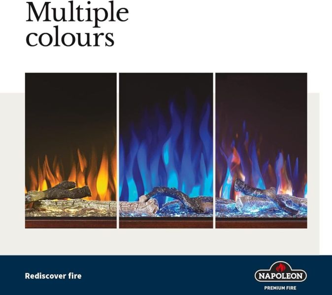 Napoleon Premium Fire Elektro-Wandkamin 135cm mit Purview 32+38 Treibholz & Crystal Element dunkle Rauchkristalle & Weiß Kieselsteine Kamindeko Napoleon Premium Fire Elektro-Wandkamin 135cm mit Purview 32+38 Treibholz & Crystal Element dunkle Rauchkristalle & Weiß Kieselsteine Kamindeko