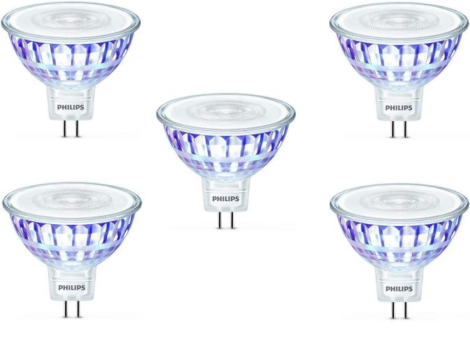 Philips GU5.3 LED Reflektor Lampe Spot Leuchtmittel 50W [5er]