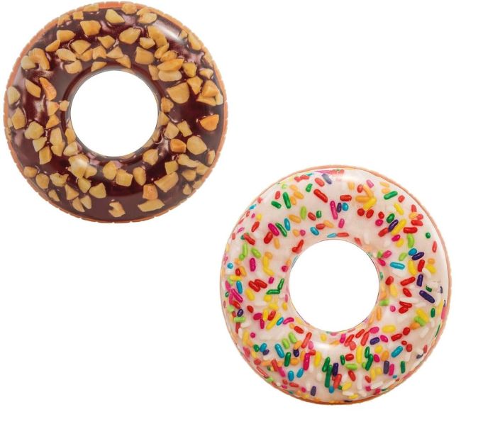 Intex Schwimmring Luftmatratze Donut Schwimmreifen 99 x 25 cm [Modell wählbar]