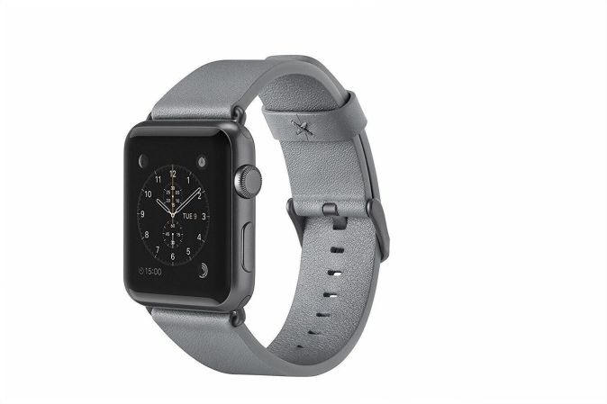 Belkin klassisches Lederarmband für die Apple Watch Series