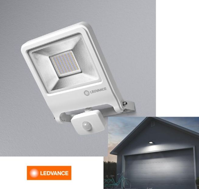 Ledvance Led Fluter Scheinwerfer Wandleuchte mit Bewegungssensor 50W