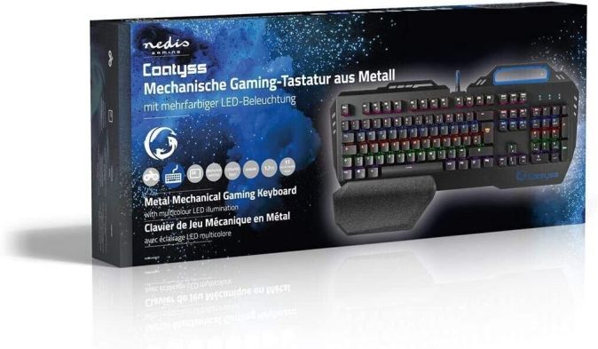 Nedis® Mechanische Gaming Tastatur LED RGB Keyboard DE Layout Nedis® Mechanische Gaming Tastatur LED RGB Keyboard DE Layout