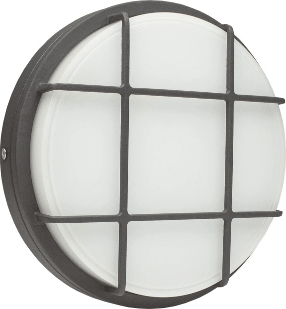 as-Schwabe LED Wandleuchte Rund 20W 1660lm Außenleuchte IP65 Kellerlampe Ø220mm