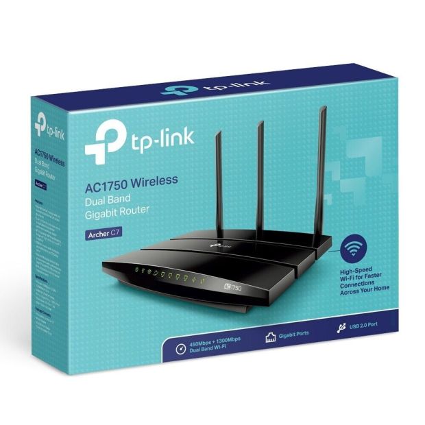  TP-Link Archer C7 Dualband Gigabit WLAN-Router schwarz [B-WARE]