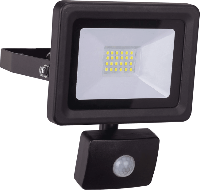 as-Schwabe Optiline LED Arbeitsleuchte mit Bewegungsmelder 20W Baustrahler 4000K