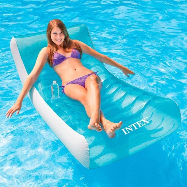 INTEX Rockin Lounge XXL Luftmatratze Pool Liege Schwimmsessel 188x99 cm INTEX Rockin Lounge XXL Luftmatratze Pool Liege Schwimmsessel 188x99 cm