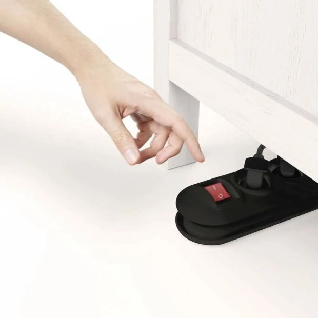Hama SCHUKO 6 fach Steckdosenleiste mit Schalter Mehrfachsteckdose 
