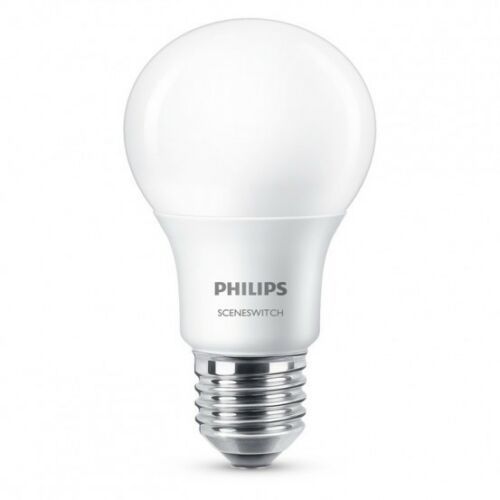 Philips 2-in-1 LED E27 Lampe 60W Warm-Cool 8er Pack