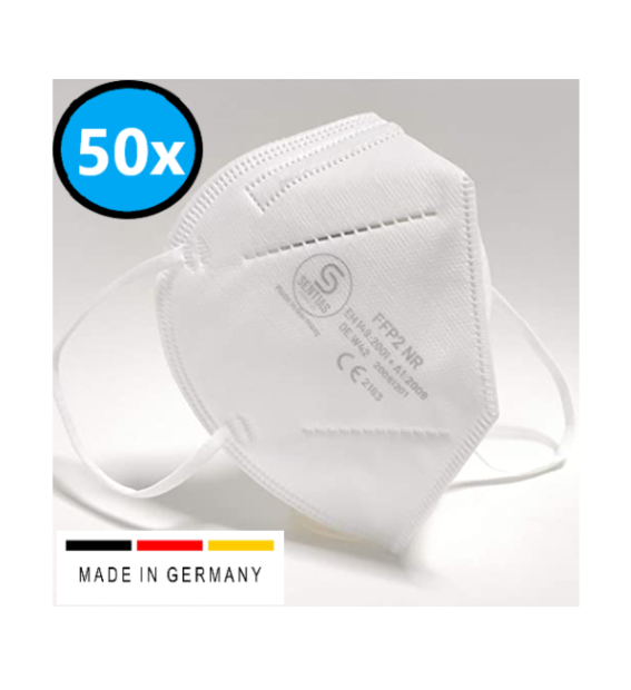 50x Sentias® FFP2 Atemschutzmaske Schutz Maske Mundschutz 