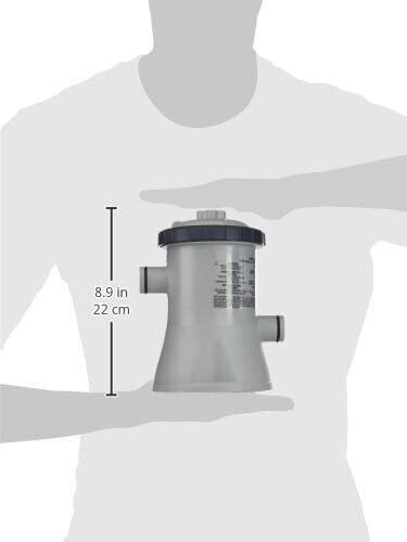INTEX Pool Filterpumpe 1250l/h Reiniger Filteranlage + Kartusche INTEX Pool Filterpumpe 1250l/h Reiniger Filteranlage + Kartusche