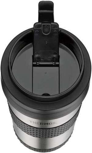 THERMOS Thermobecher Isolierbecher Travel Mug Kaffeebecher 420ml Edelstahl THERMOS Thermobecher Isolierbecher Travel Mug Kaffeebecher 420ml Edelstahl