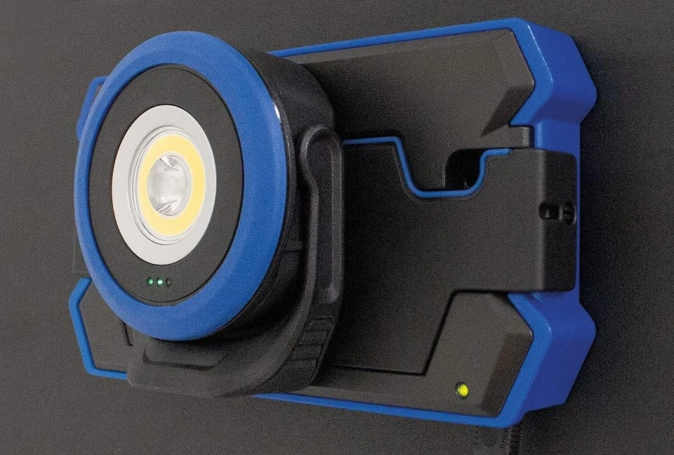 as–Schwabe LICHTFABRIK LED Akku Strahler mit 10 W Induktionsladestation 42830
