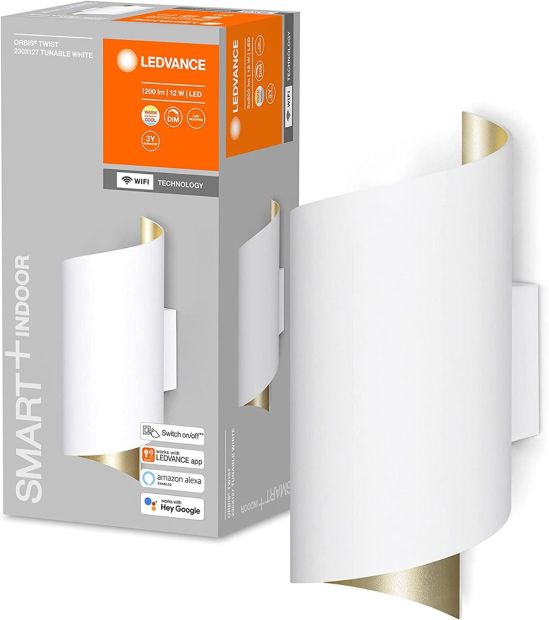LEDVANCE ORBIS TWIST SMART+ Wi-Fi Leuchte Dimmbar 12W 23X12 cm