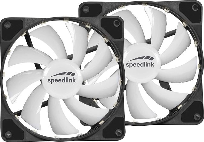 Speedlink Myx LED Fan Kit 2 x Lüfter mit RGB-Beleuchtung inkl. Fernbedienung [2er]