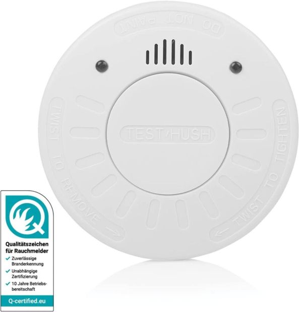 Smartwares RM520 Rauchmelder 10 Jahre Batterielebensdauer Q-Qualitätssiegel Smartwares RM520 Rauchmelder 10 Jahre Batterielebensdauer Q-Qualitätssiegel
