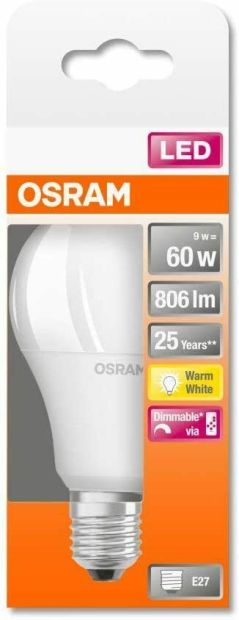 OSRAM E27 LED Lampe mit Fernbedienung RGB 60W Dimmbar 