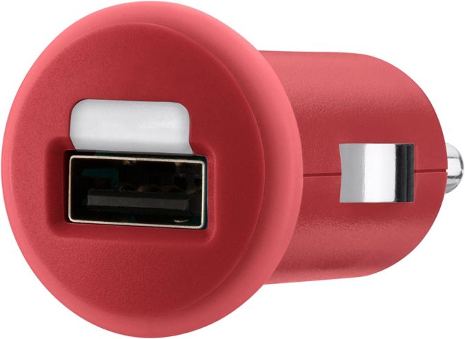 Belkin Auto KFZ Ladegerät USB Adapter Zigarettenanzünder Ladeadapter Rot Belkin Auto KFZ Ladegerät USB Adapter Zigarettenanzünder Ladeadapter Rot