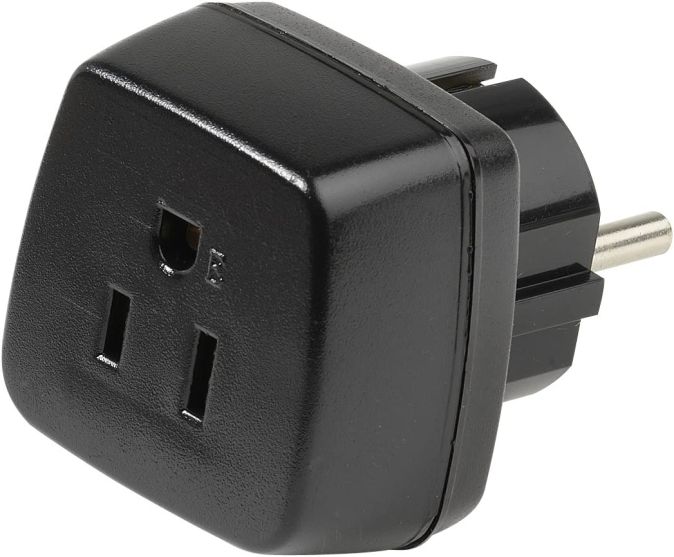 Vivanco Reisestecker Reisesteckdose USA Stecker auf Schuko Vivanco Reisestecker Reisesteckdose USA Stecker auf Schuko