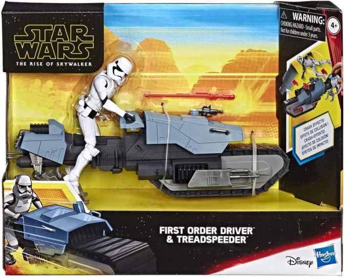 Hasbro Star Wars Galaxy of Adventures Erste Ordnung Fahrer und Treadspeeder Hasbro Star Wars Galaxy of Adventures Erste Ordnung Fahrer und Treadspeeder