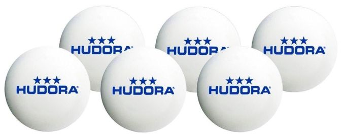 Hudora 6 Tischtennisbälle