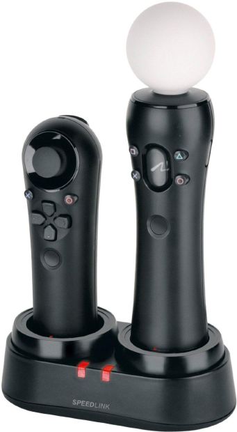 Speedlink Twindock Ladestation für Playstation 3/PS3 (zwei Ports für zwei Move-Controller/Bewegungscontroller)