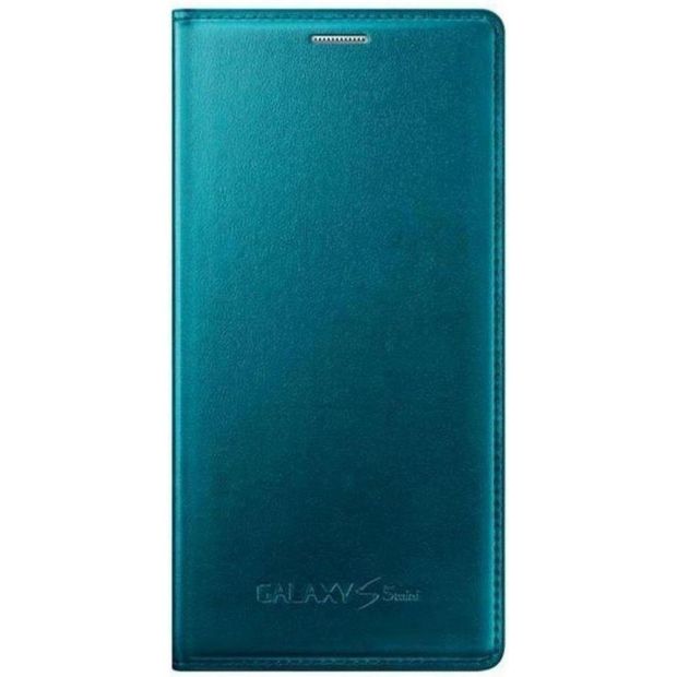 Samsung Flip Hülle für Samsung Galaxy S5 Mini metallic-grün Samsung Flip Hülle für Samsung Galaxy S5 Mini metallic-grün