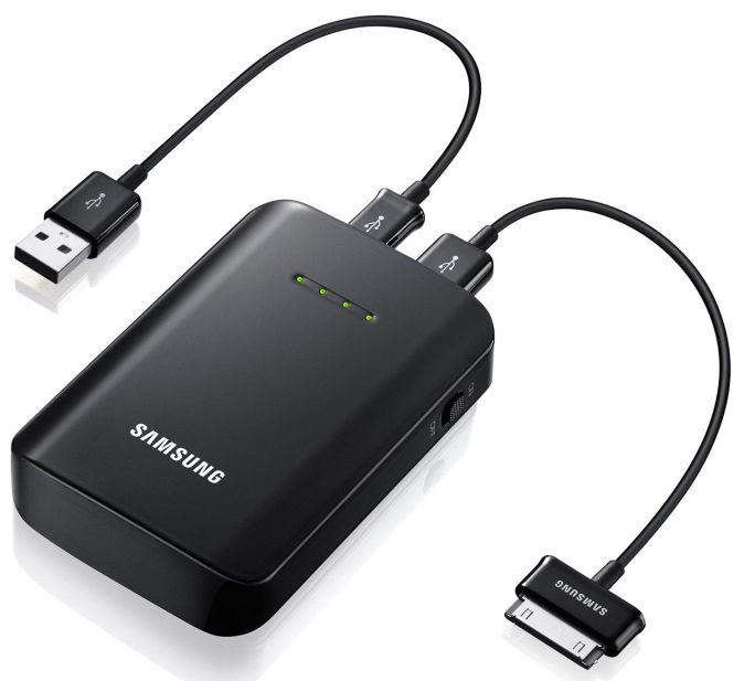 Samsung externer Akkupack inkl. 30-Polig Datenkabel schwarz