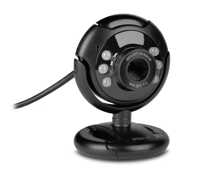 Speedlink (B-WARE)   Reflect LED Webcam mit integriertes Mikrofon und Licht  