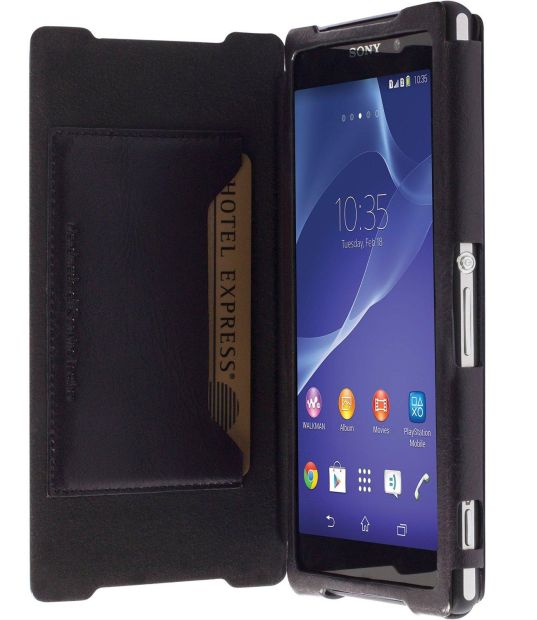 Krusell 75789 Kiruna Flip Case für Sony Xperia Z2 schwarz Krusell 75789 Kiruna Flip Case für Sony Xperia Z2 schwarz