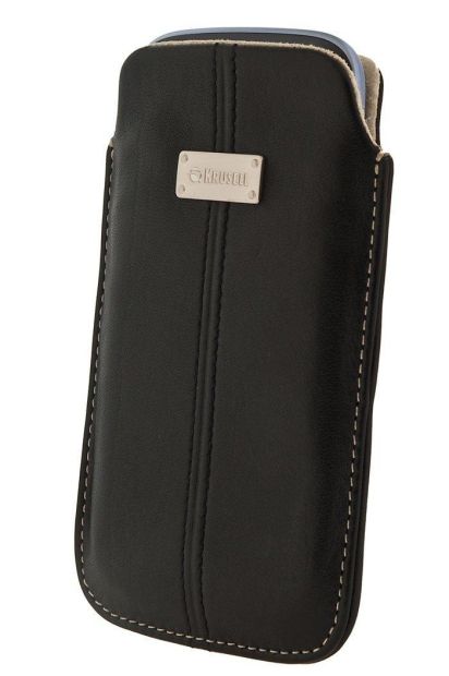Krusell Luna Handy Leder Etui schwarz 3XL