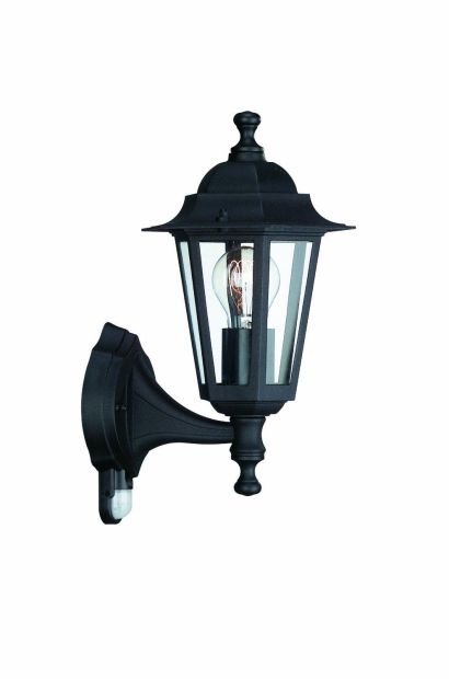 Philips Außenleuchte Massive Wandleuchte Schwarz