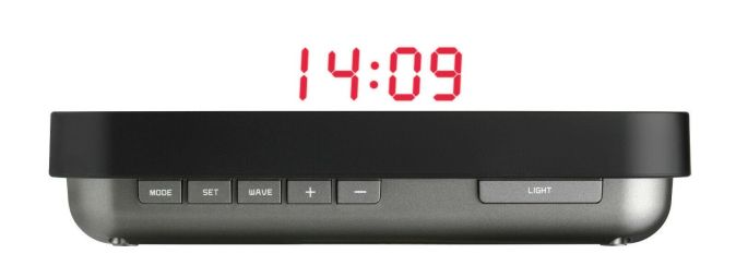 TFA Funkuhr 3D Hologramm Funk Uhr Datum Temperatur 