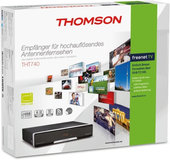 Thomson THT740 DVB-T2 HD HDMI Kabel Receiver FullHD 