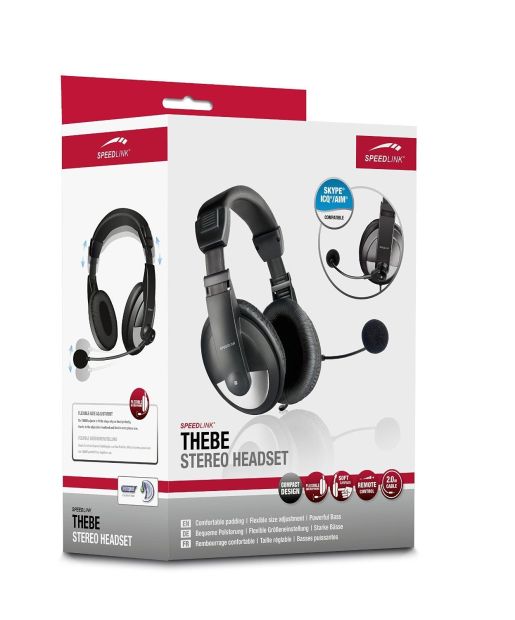 Speedlink (B-WARE) Thebe Kopfhörer mit Mikrofon Speedlink (B-WARE) Thebe Kopfhörer mit Mikrofon