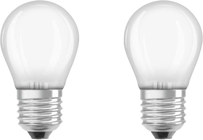 OSRAM LED STAR CLASSIC E27 Sockel Tropfen Form Warmweiß 40W [2ER]
