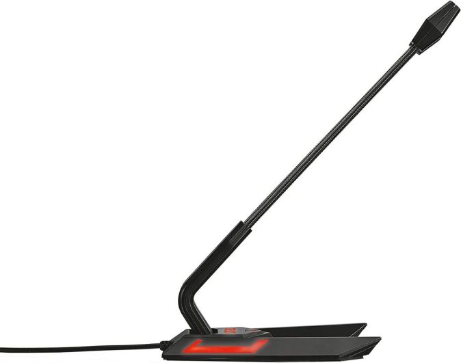 Trust Gaming Mikrofon USB GXT PC Konsolen Tischmikrofon LED Beleuchtung 