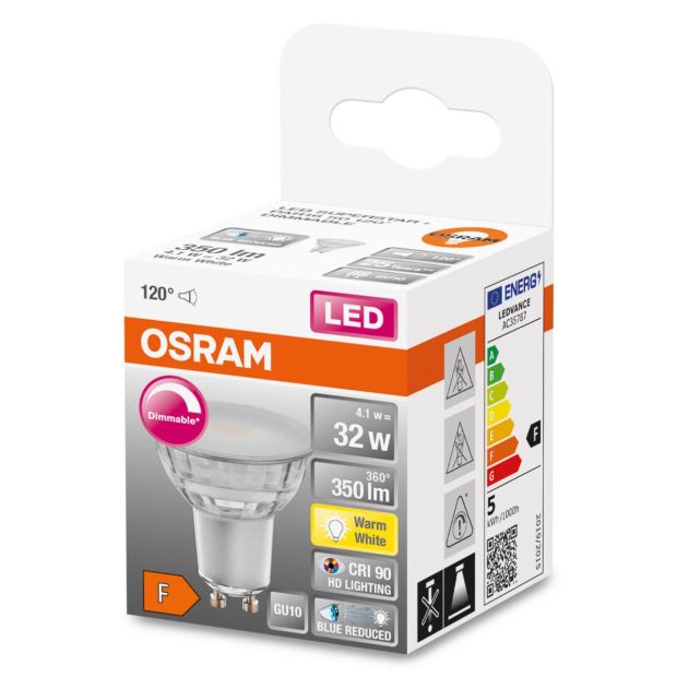 OSRAM GU10 32W LED Spot Dimmbar Reflektor Lampe OSRAM GU10 32W LED Spot Dimmbar Reflektor Lampe